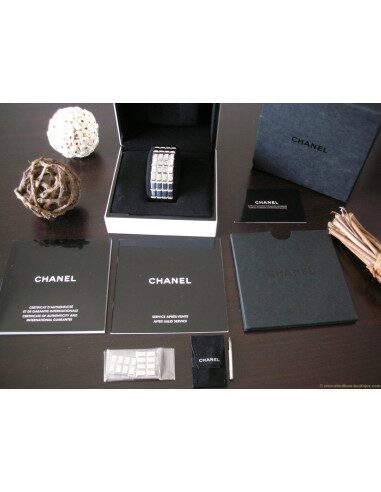 MONTRE CHANEL CHOCOLAT ACIER H0934