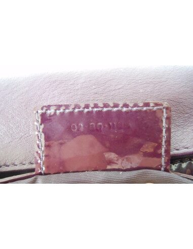 SAC DIOR NEW LOCK AUBERGINE 
