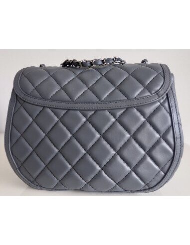 Sac Chanel Classique cuir gris