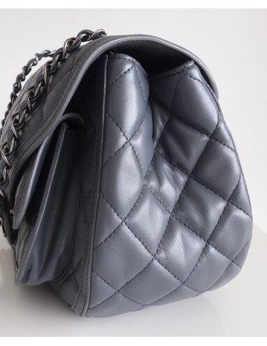 Sac Chanel Classique cuir gris