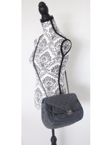 Sac Chanel Classique cuir gris