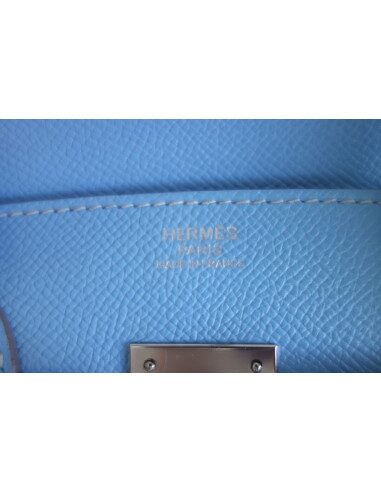 Sac Hermes Birkin 30 bleu céleste