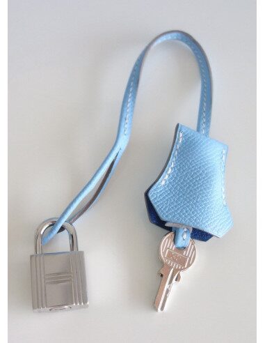 Sac Hermes Birkin 30 bleu céleste