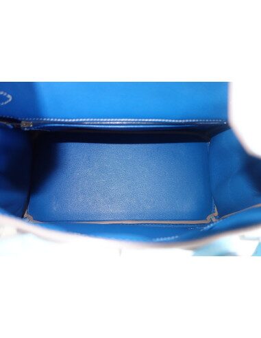 Sac Hermes Birkin 30 bleu céleste