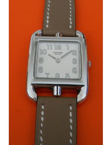 MONTRE HERMES CAPE COD PM ÉTOUPE