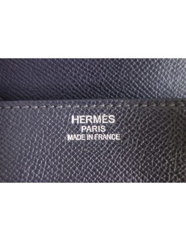 Sac Hermes Birkin 35 bleu marine