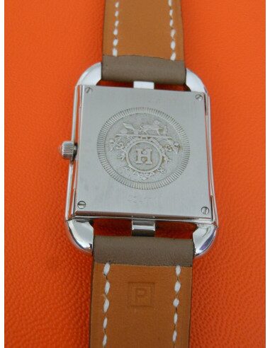 MONTRE HERMES CAPE COD PM ÉTOUPE