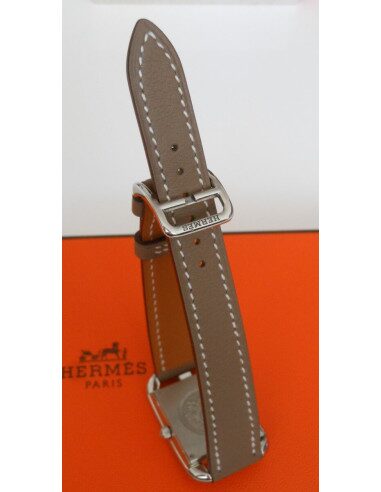 MONTRE HERMES CAPE COD PM ÉTOUPE