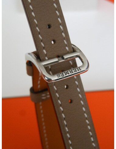 MONTRE HERMES CAPE COD PM ÉTOUPE