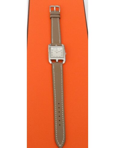 MONTRE HERMES CAPE COD PM ÉTOUPE