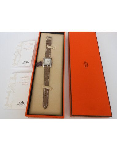 MONTRE HERMES CAPE COD PM ÉTOUPE