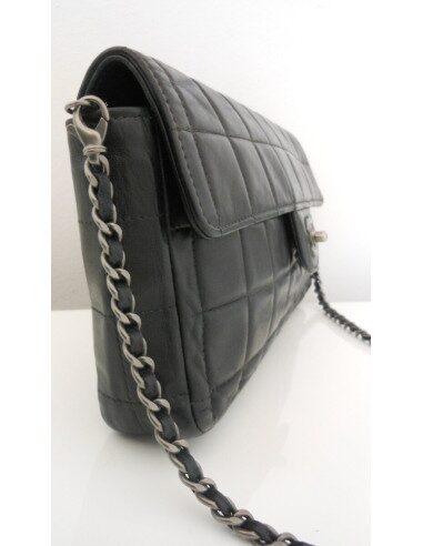 SAC CHANEL BAGUETTE AGNEAU NOIR