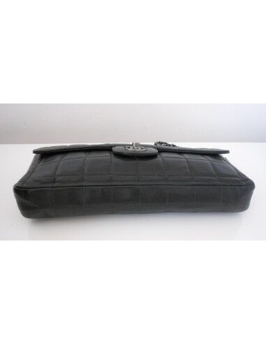 SAC CHANEL BAGUETTE AGNEAU NOIR