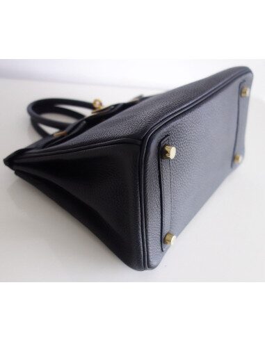 Sac Hermes Birkin 25 togo noir
