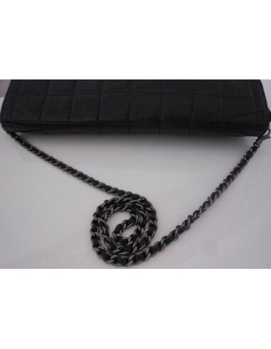 SAC CHANEL BAGUETTE AGNEAU NOIR