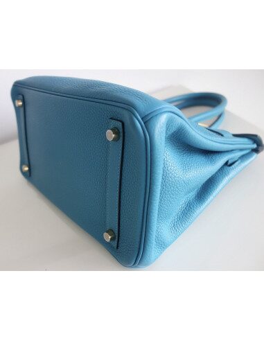 Sac Hermes Birkin 30 turquoise