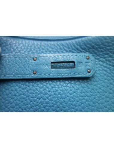 Sac Hermes Birkin 30 turquoise