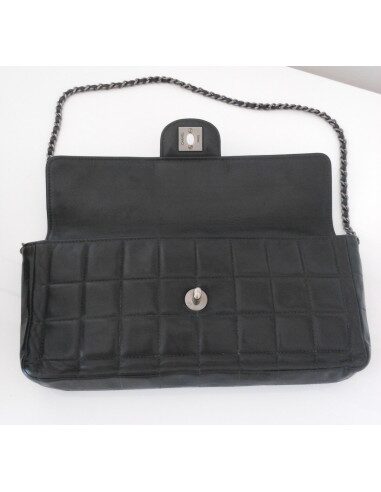 SAC CHANEL BAGUETTE AGNEAU NOIR