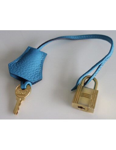 Sac Hermes Birkin 30 turquoise