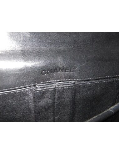 SAC CHANEL BAGUETTE AGNEAU NOIR