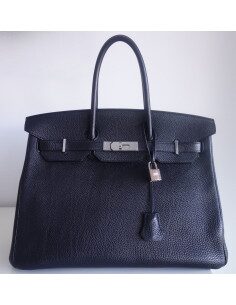 Sac Hermes Birkin 35 noir 2