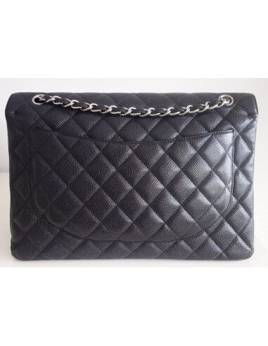 Sac Chanel Classique maxi caviar noir