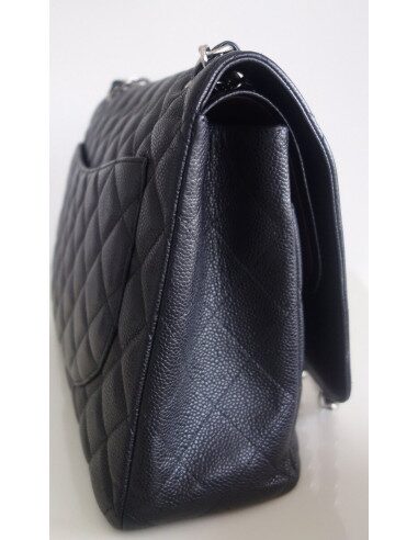 Sac Chanel Classique maxi caviar noir