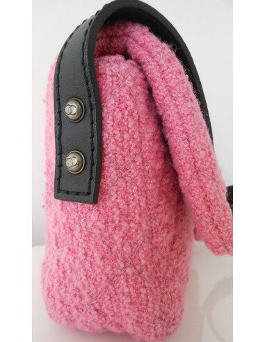 SAC CHANEL 2.55 TWEED ROSE