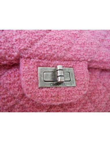SAC CHANEL 2.55 TWEED ROSE
