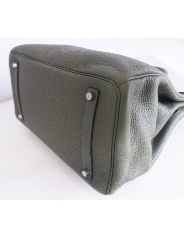 Sac Hermes Birkin 35 vert Veronese