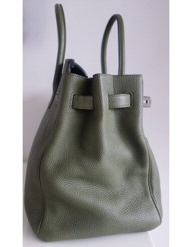 Sac Hermes Birkin 35 vert Veronese