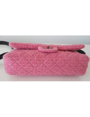 SAC CHANEL 2.55 TWEED ROSE