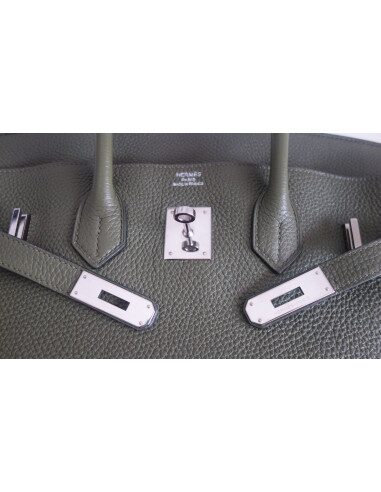 Sac Hermes Birkin 35 vert Veronese