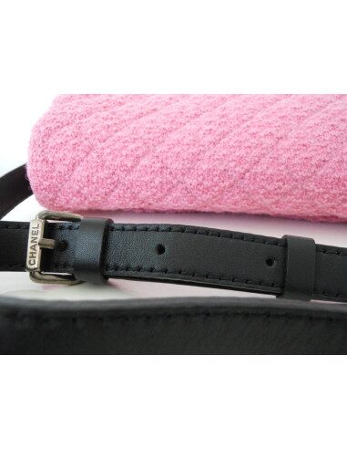 SAC CHANEL 2.55 TWEED ROSE