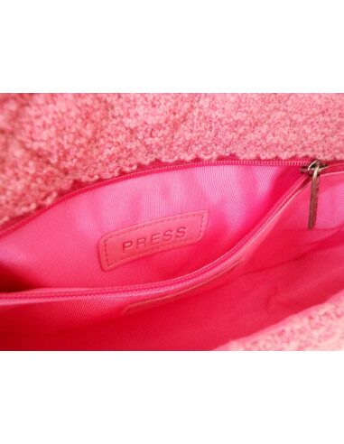 SAC CHANEL 2.55 TWEED ROSE