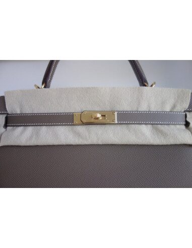 Sac Hermes Kelly 32 étoupe