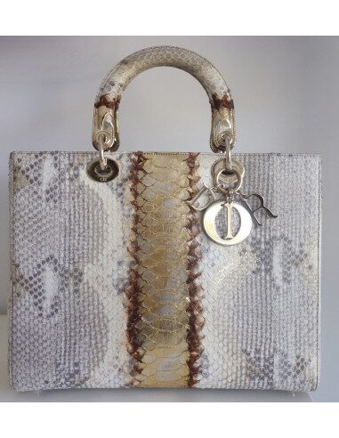 Sac Lady Dior python
