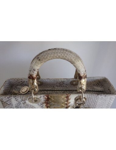 Sac Lady Dior python