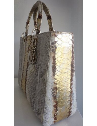 Sac Lady Dior python