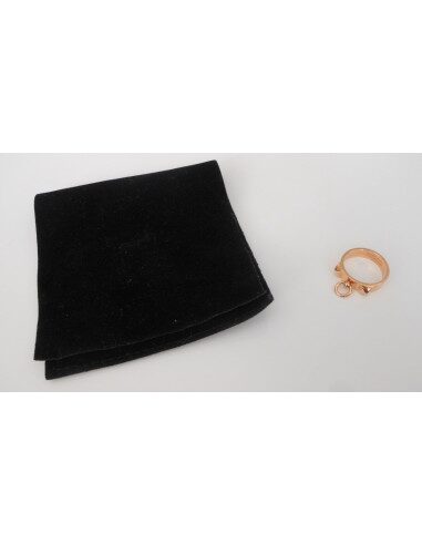 BAGUE HERMES COLLIER DE CHIEN OR ROSE