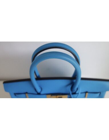 Sac Hermes Birkin 30 bleu Frida