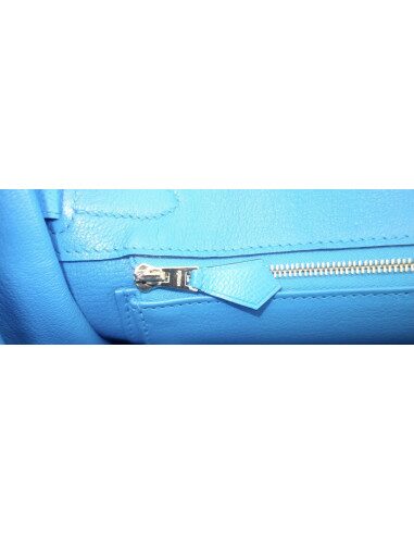 Sac Hermes Birkin 30 bleu Frida