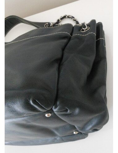 SAC CHANEL PETIT SHOPPING CUIR NOIR