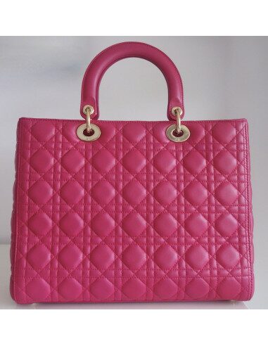 Sac Lady Dior rose
