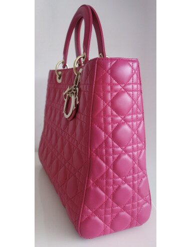 Sac Lady Dior rose