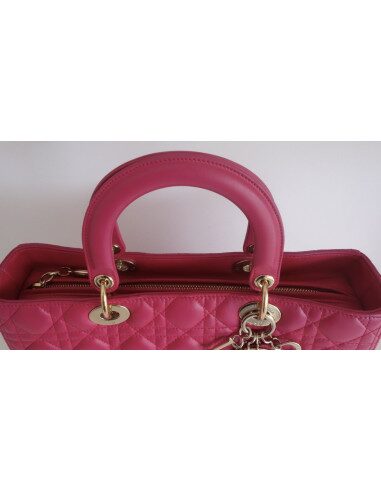 Sac Lady Dior rose
