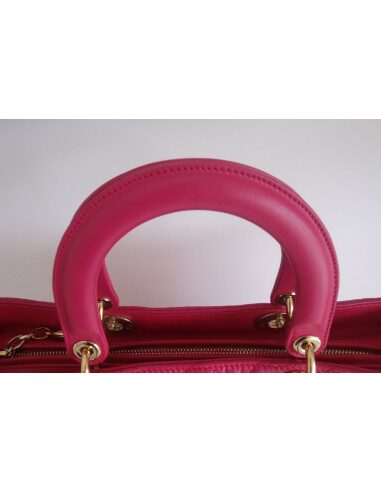 Sac Lady Dior rose