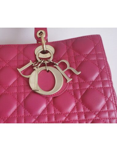 Sac Lady Dior rose