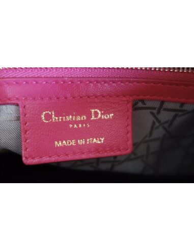 Sac Lady Dior rose