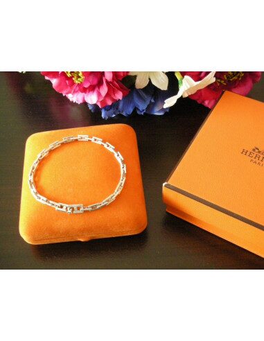 BRACELET HERMES HERACLES ARGENT